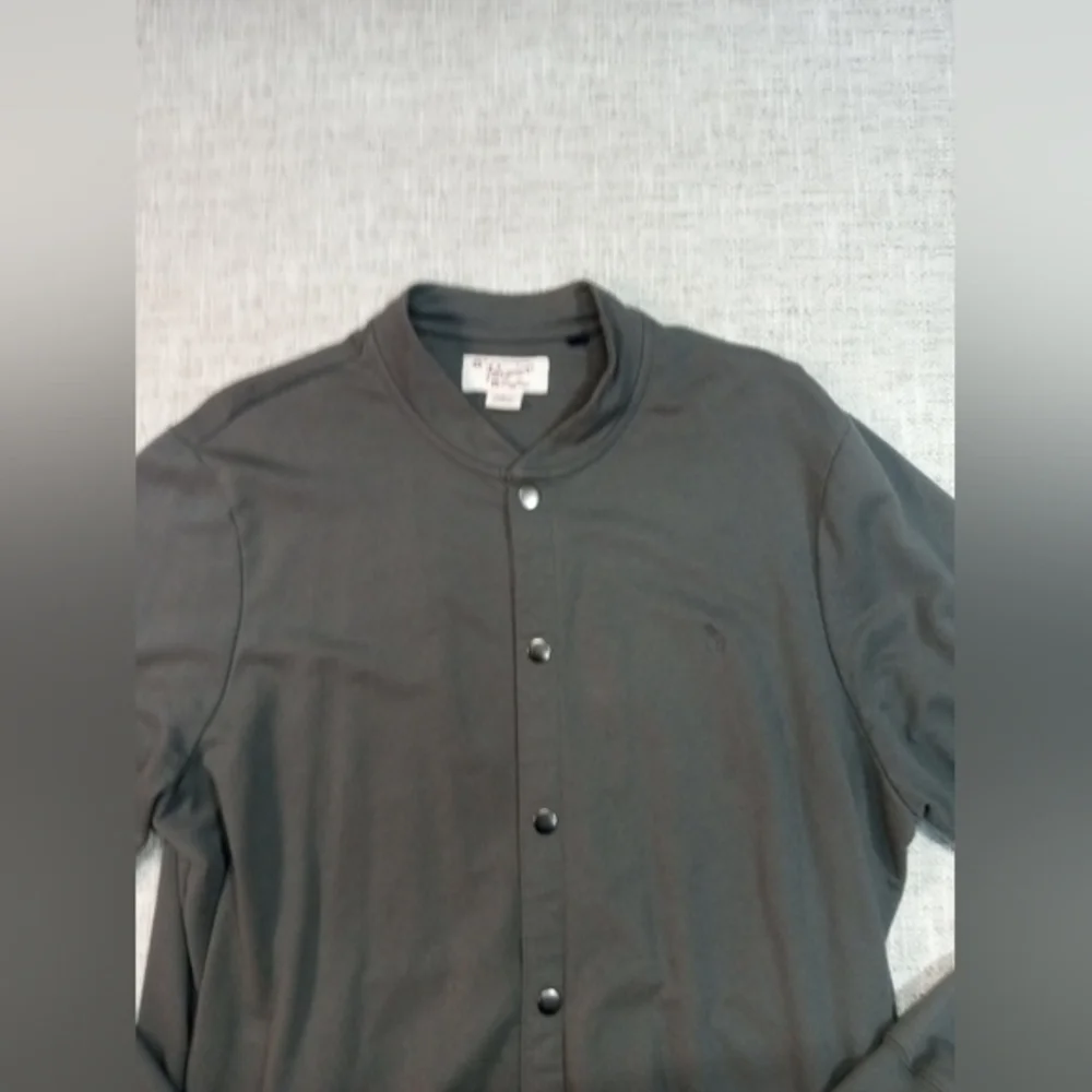Penguin by Munsingwear Size XL Men's‎ Grey Button Up Sweater Jacket